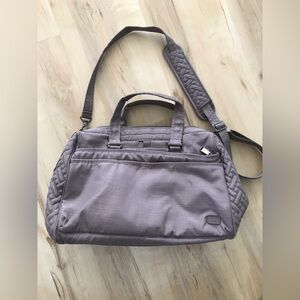 Lug minibus travel duffel . Brushed pearl color